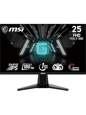 MSI G255F 24.5 Inch FHD Gaming Monitor - 1920 x 1080 Rapid