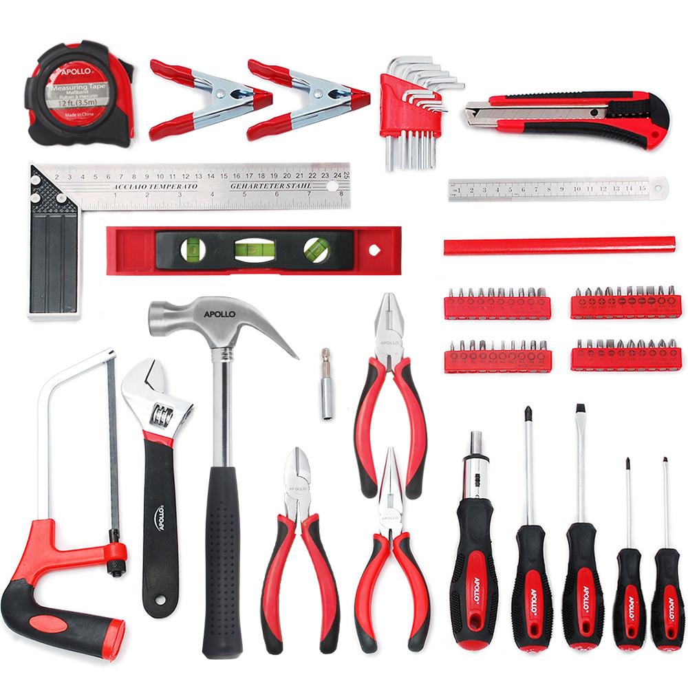 Apollo Tools DT0204 71 Piece Household Tool Kit with Most