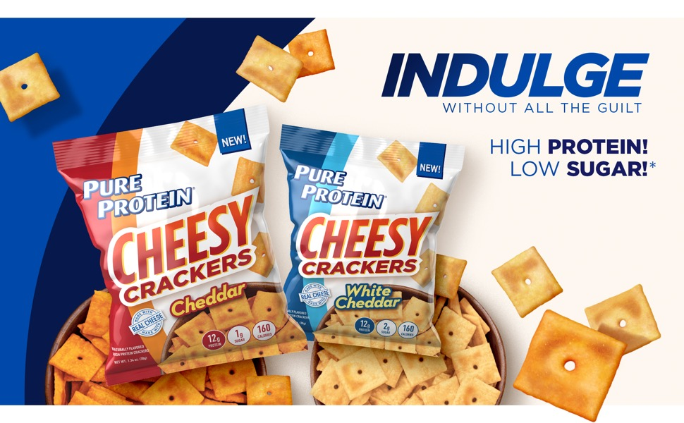 Pure Protein Puffs, High Protein Snack, 18G Protein, Nacho Cheese, 4