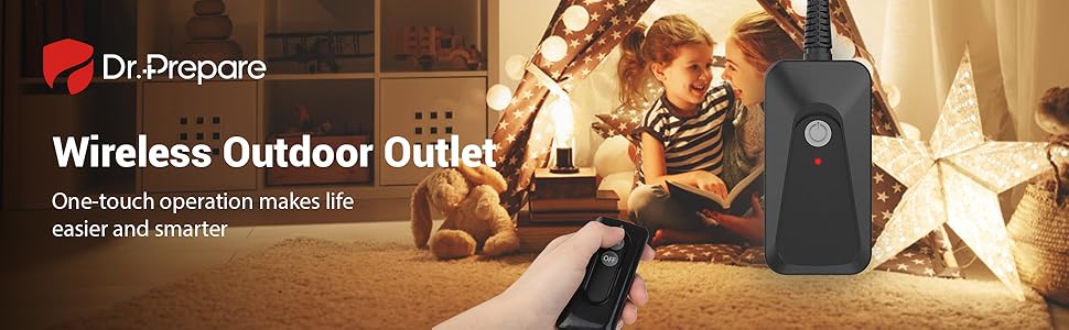 wireless Outdoor Remote Control Outlet