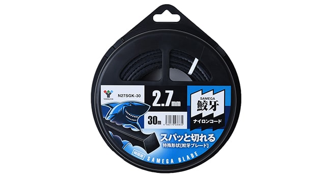 Amazon | 山善(YAMAZEN) ナイロンカッター 鮫牙ブレード 草刈用