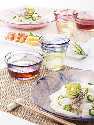 Amazon.co.jp: 東洋佐々木ガラス お皿 和がらす ボール 赤 日本