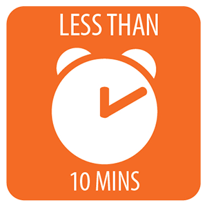 Mountain House ready in less than 10 minutes