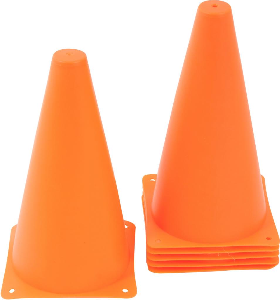 Plastic Cone Sports Training Gear, 9Inch, Training & Playing Field