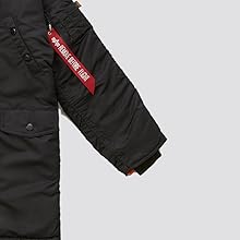 Alpha Industries Little Boys' N-3B Parka, Black, XX-Small/4