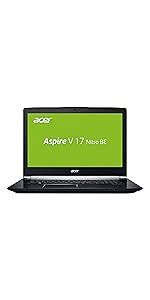 Acer Aspire V 17 Nitro 43 9 Cm Gaming Laptop Schwarz Amazon De Computer Zubehor