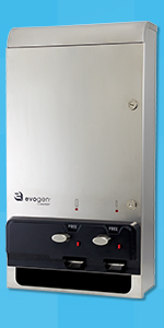 Tampons, Pads, Sanitary napkins, dispenser, vendor, Feminine Hygiene, hands free, Stainless Steel