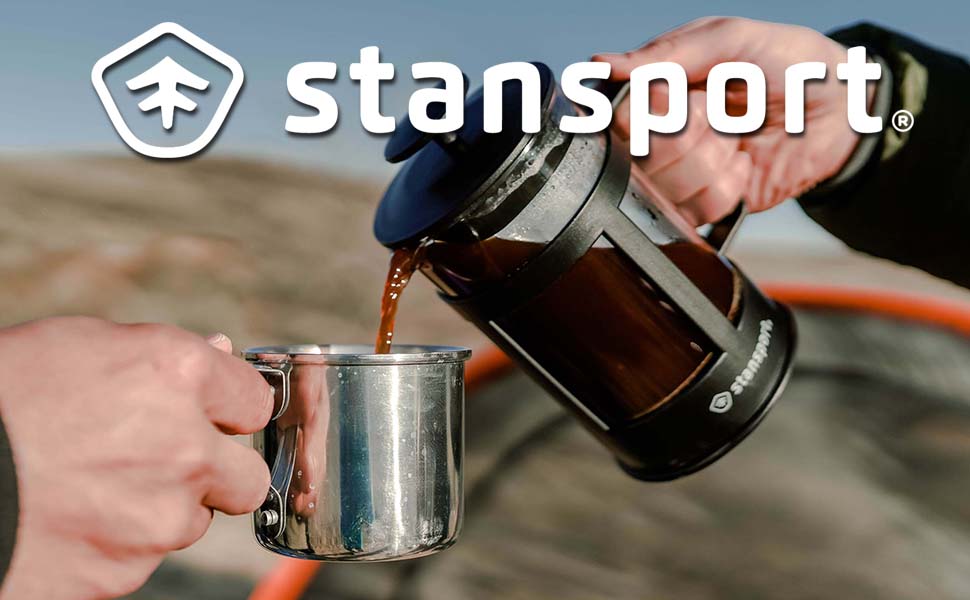 Stansport Aluminum Drink Cups 2 Pack (239) Camping