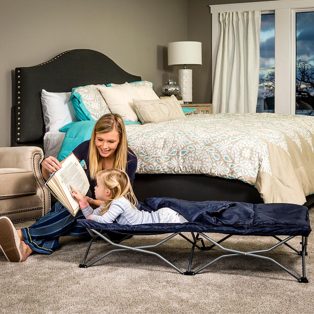 Regalo My Cot Portable Toddler Bed, Includes Sleeping Bag and Travel