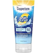 sport clear, SPF 50, coppertone, coppertone clear, clear sunscreen, sunblock, sunscreen