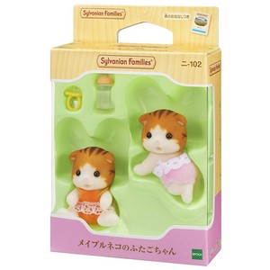 シルバニアファミリー - シマネコのふたごちゃん シルバニアファミリー シマネコの赤ちゃん はいはい Amazon.co.jp: シルバニアファミリー 人形 シマネコファミリー