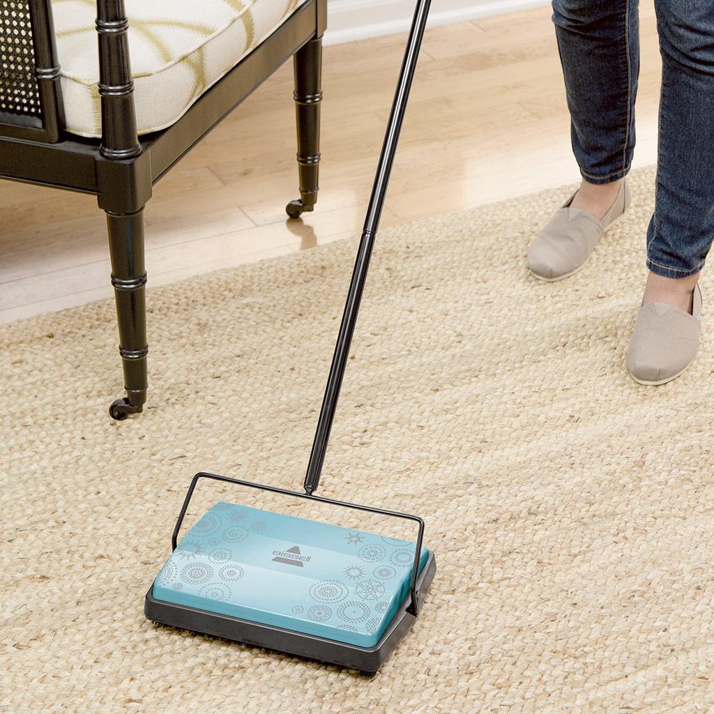 Bissell Refresh Manual Sweeper - Blue -10