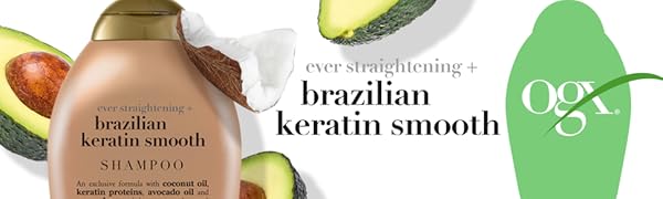 OGX,brazilian,keratin oil, conditioner.