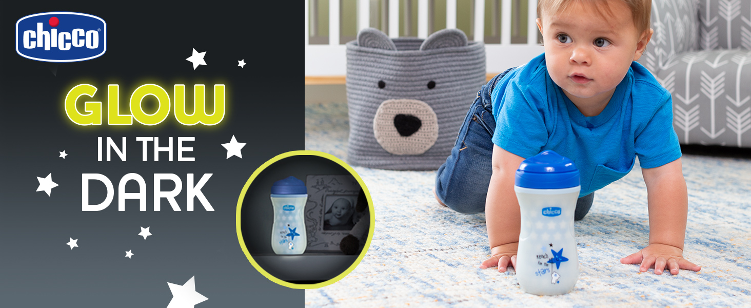 Insulated Glow in the Dark Rim Trainer Cup