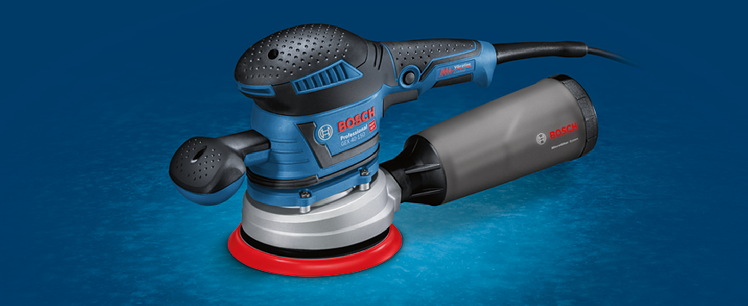 Bosch Professional Random Orbit Sander GEX 34150 (240V, incl. Sanding
