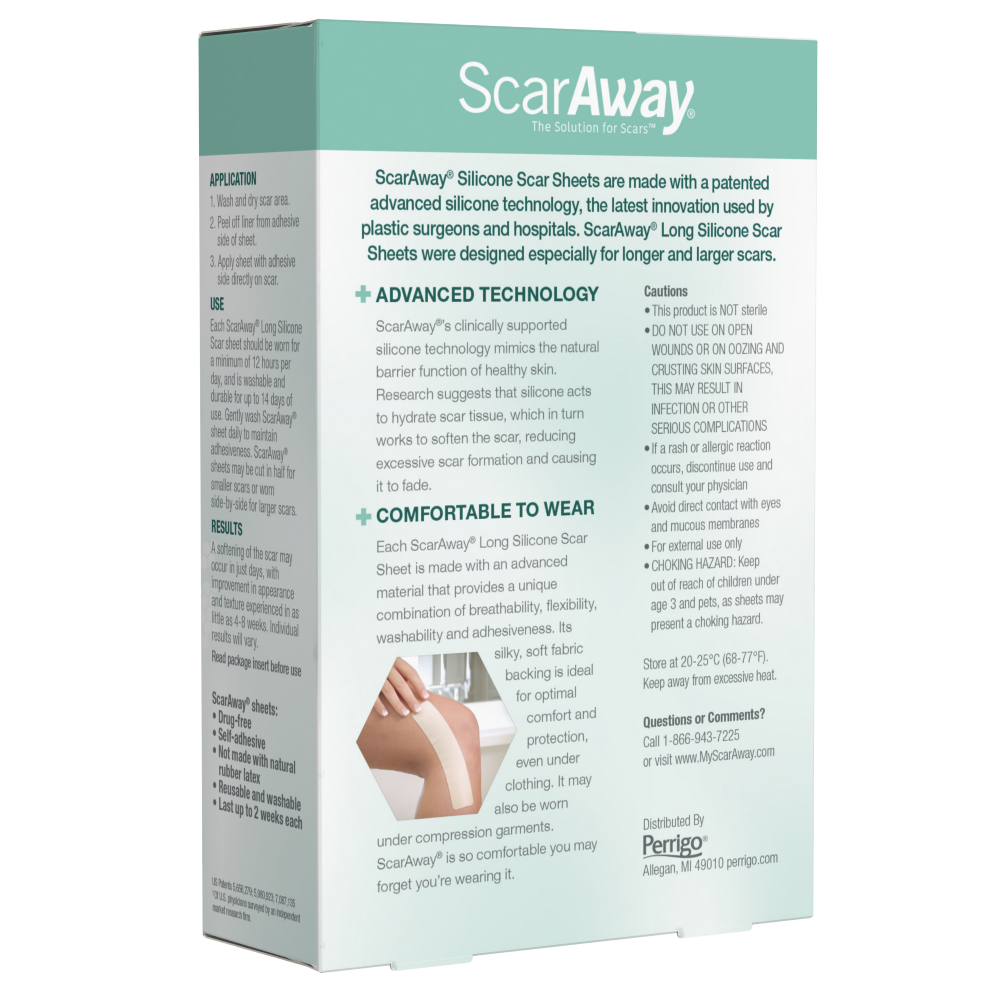 ScarAway Long Professional Grade Silicone Scar Treatment