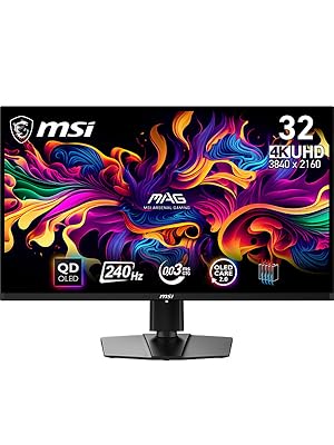 MSI MAG 321UPX QD-OLED écran gaming 31.5 pouces 4K UHD