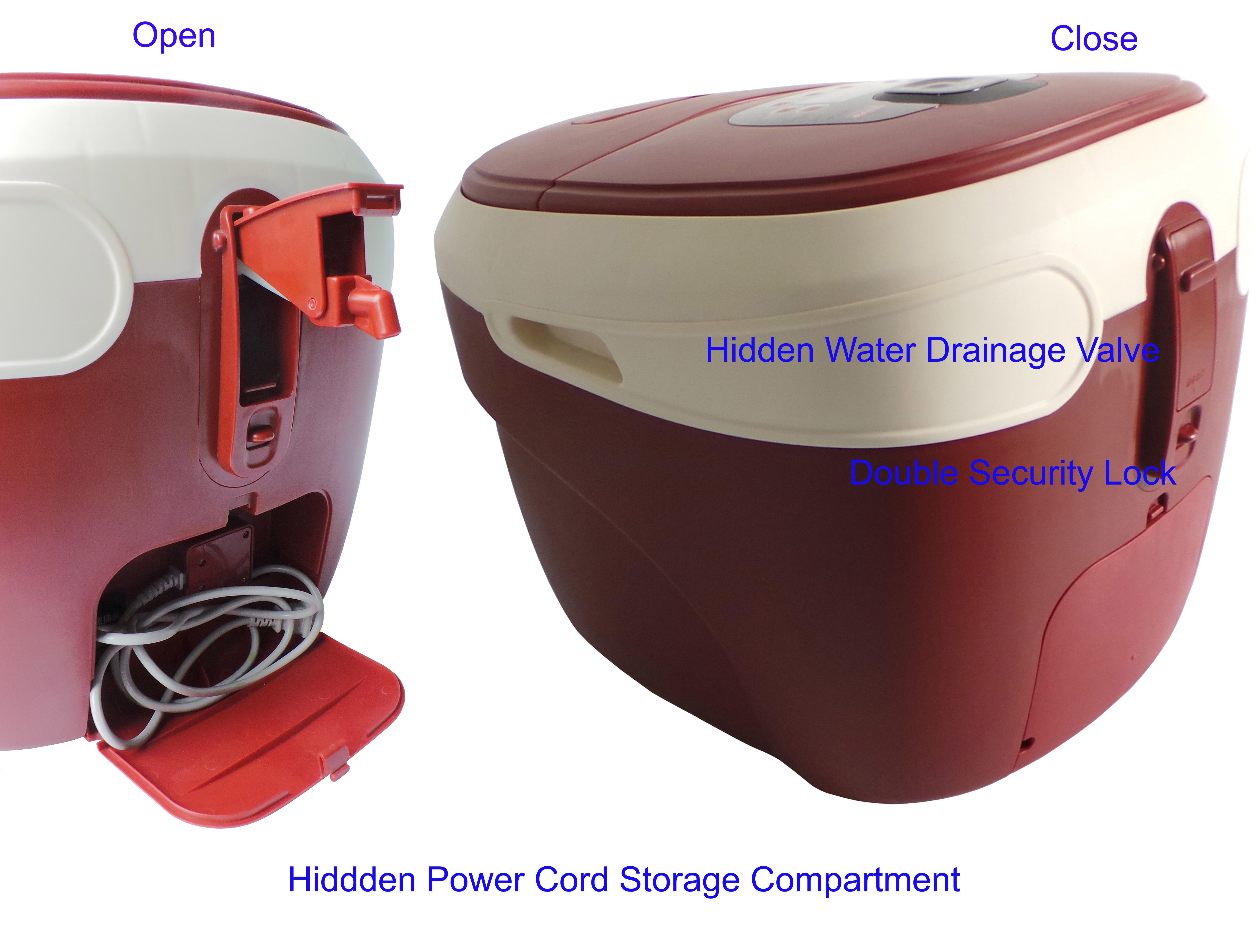 Carepeutic Ozone Waterfall Foot and Leg Spa Bath Massager