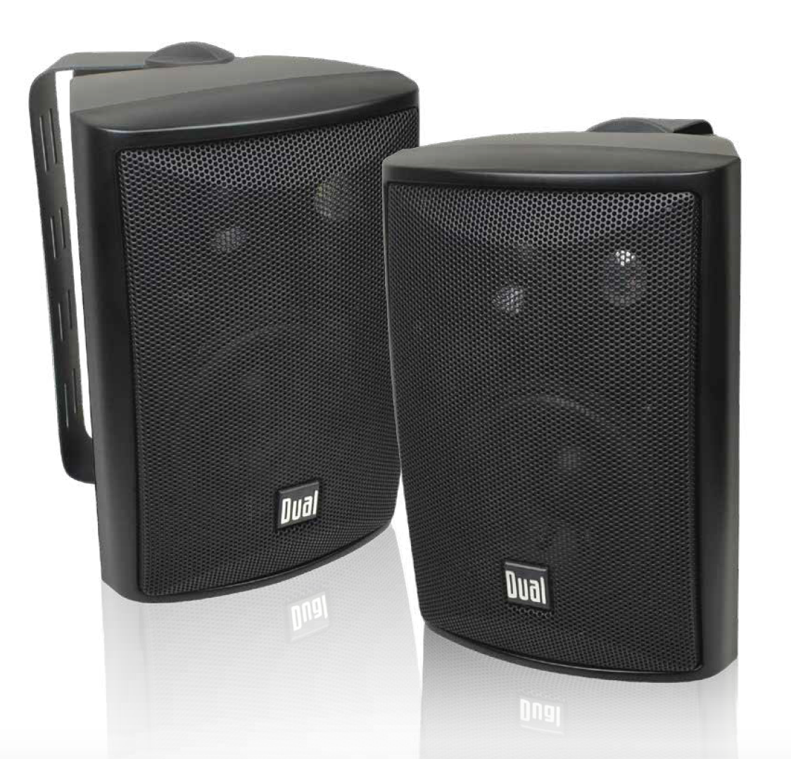 Dual Electronics LU43PB 4 inch 3Way High Performance Indoor, Outdoor & Bookshelf Studio Monitor