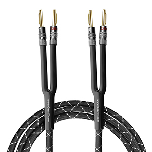GearIT 12AWG Oxygen Free Copper OFC Speaker Cable with Banana Plug