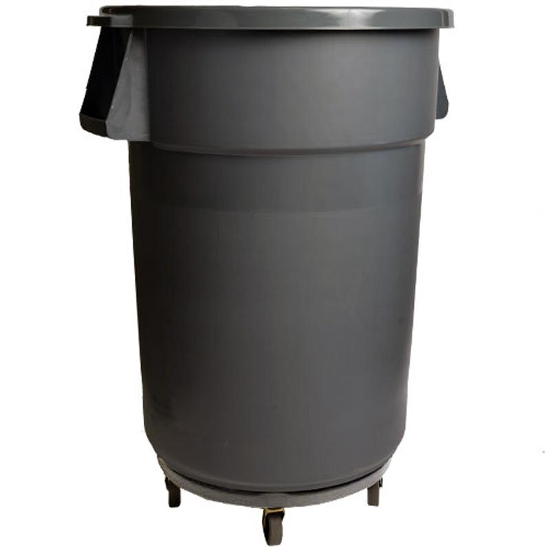 Janico 1040 Trash Can Dolly Heavy Duty Bolted Casters