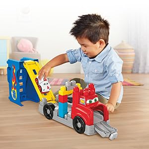 mega bloks build & race rig