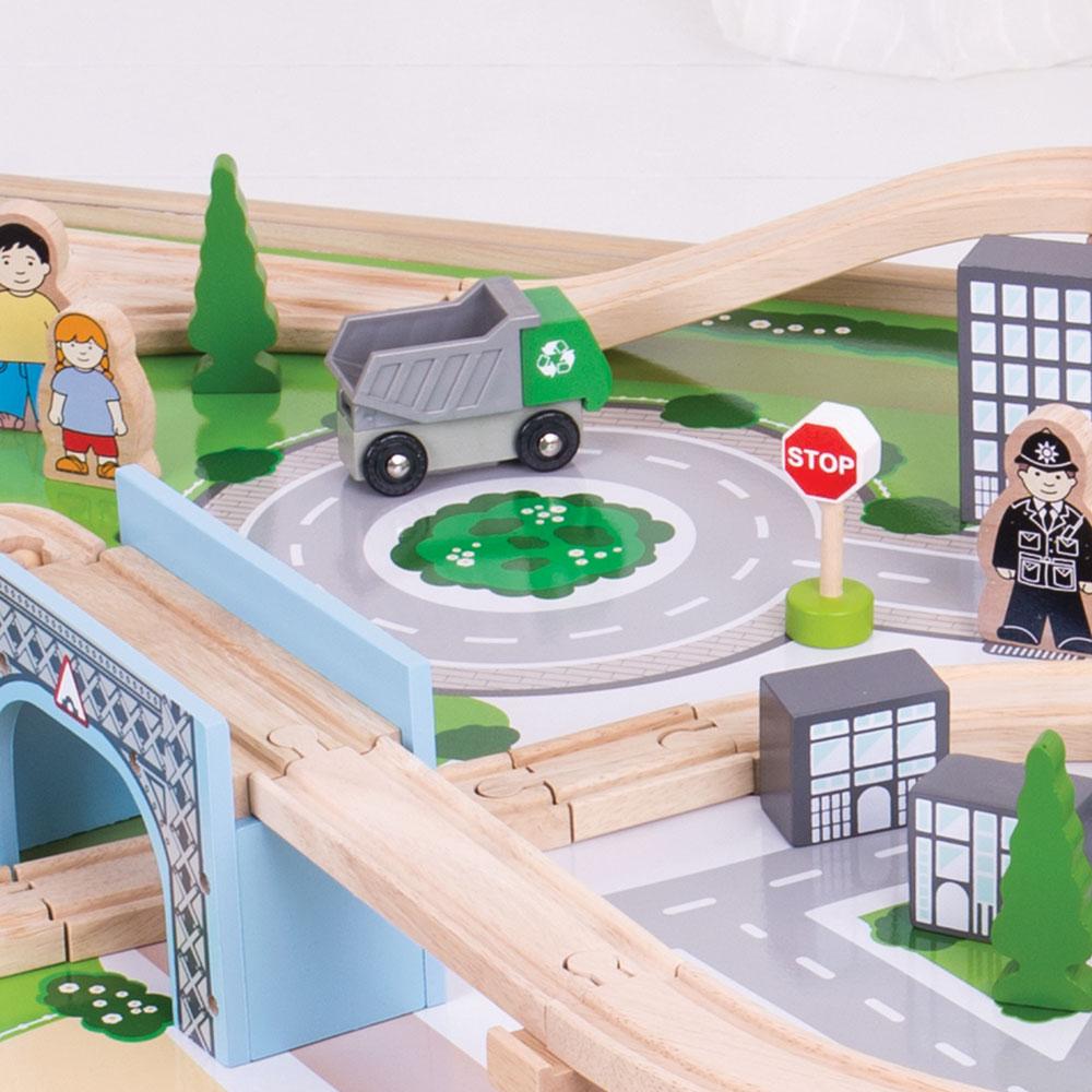 Bigjigs Train Set And Table Bigjigs Train Set And Table