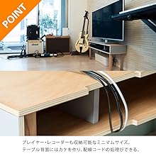 Amazon｜ideaco (イデアコ) テレビ台 ホワイト 幅79×奥行き26×高さ38cm