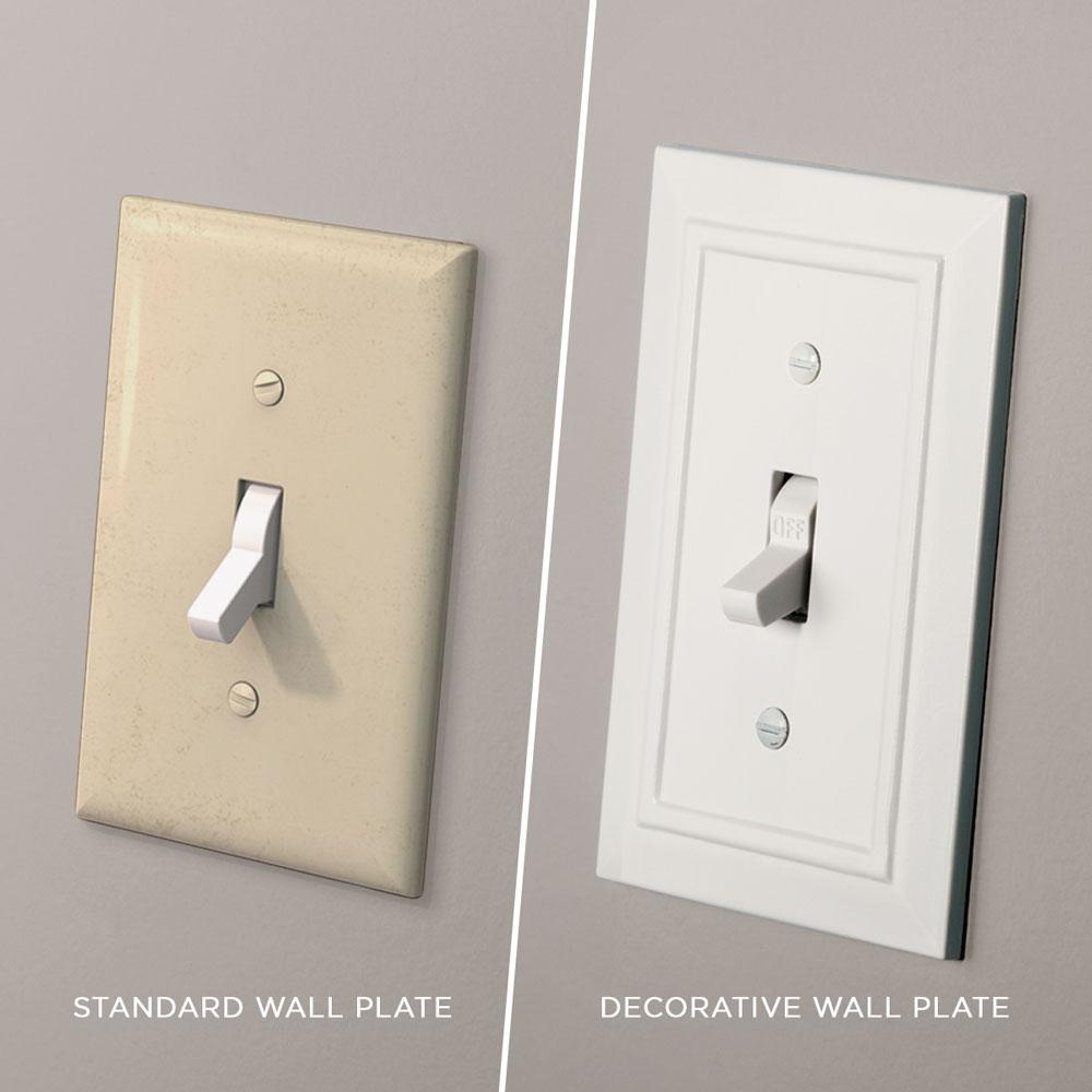Franklin Brass 135859 Diamond Plate Single Duplex Outlet Wall Plate