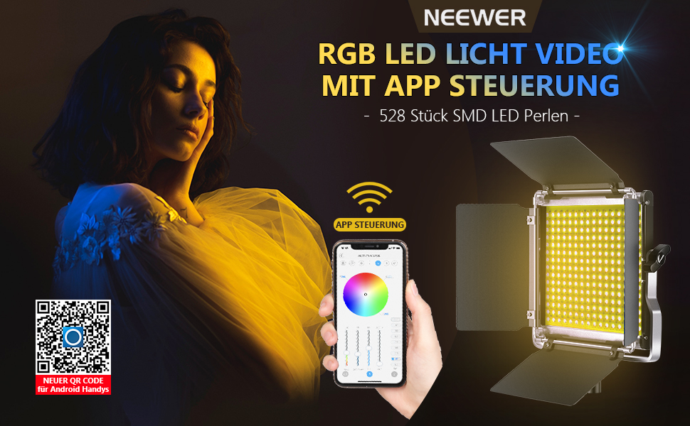 Neewer 530 RGB LED światło ze sterowaniem za pomocą