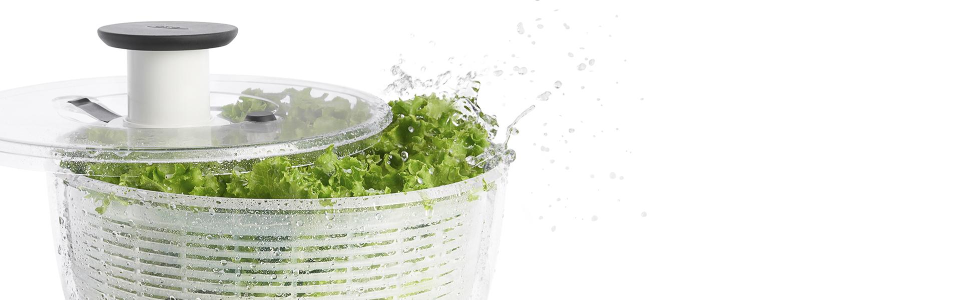 OXO Good Grips Large Salad Spinner The Greedy Vegan