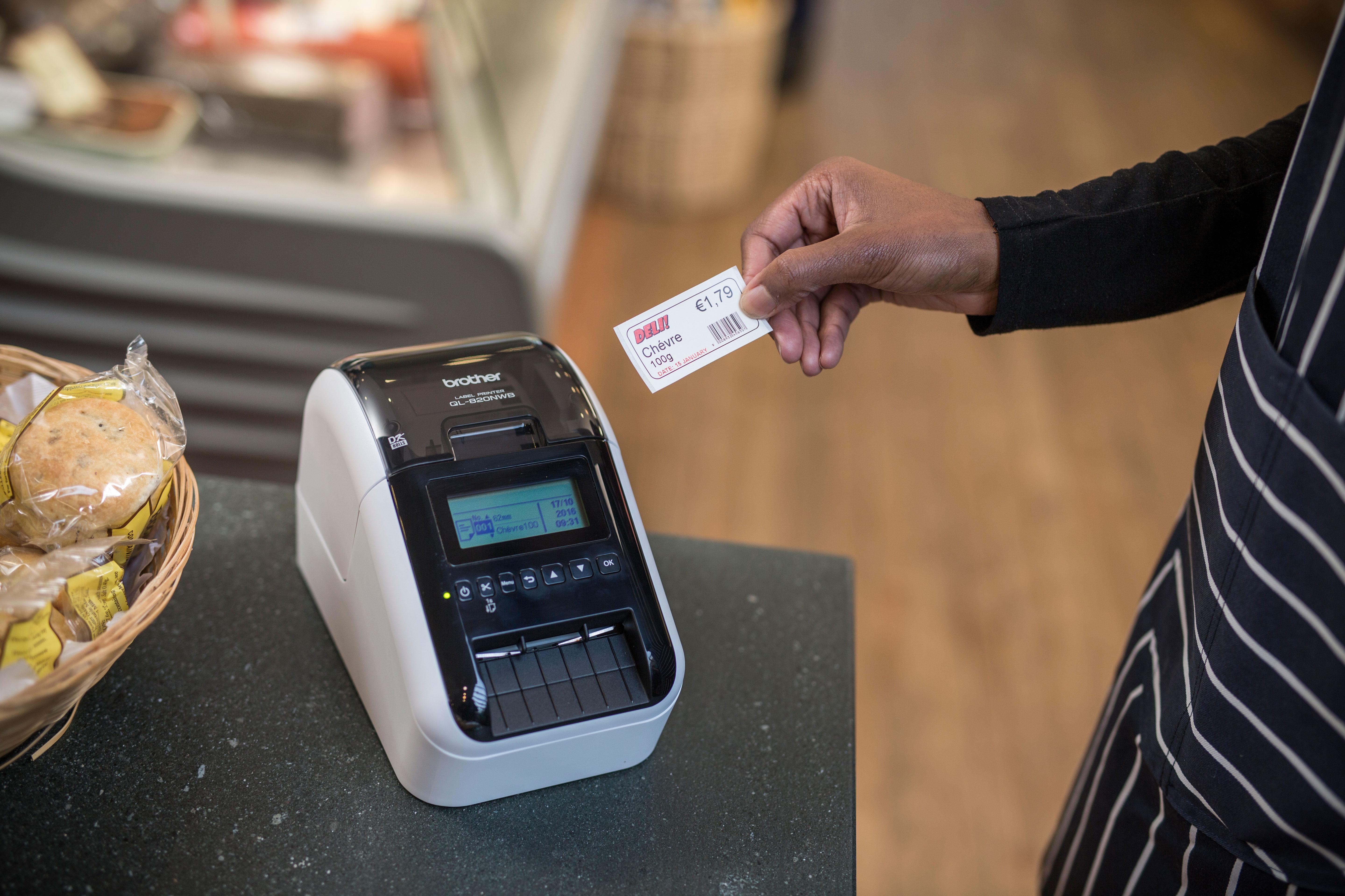 Brother QL820NWB Label Maker, Wireless/USB