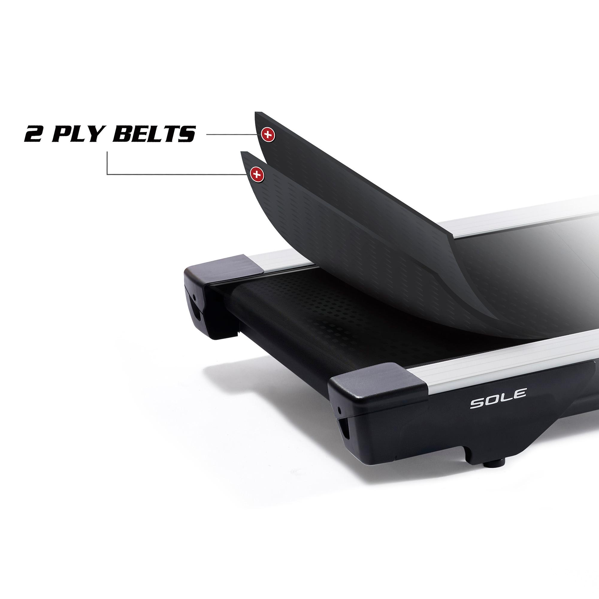 SOLE Fitness F80 Folding Treadmill Machine, 3.5 CHP Motor, Power