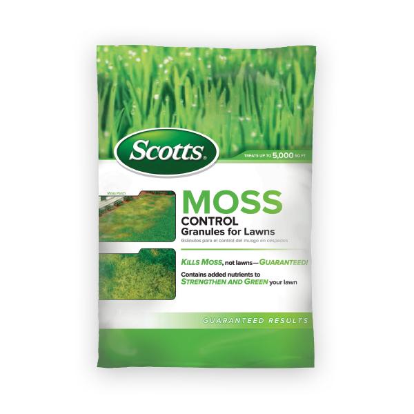 Scotts Moss Control Granules for Lawns, 5, 000sq ft, 18.