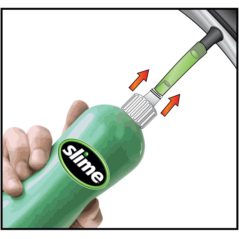 Slime 10007 Tubeless Sealant for Small Tires, 237 mL, Tire Repair Kits