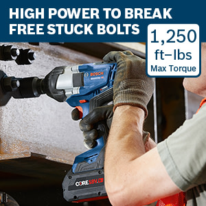 BOSCH GDS18V-770CN PROFACTOR™ 18V Connected-Ready 3/4 In. Impact Wrench with Friction Ring and Thru-Hole (Bare Tool) image