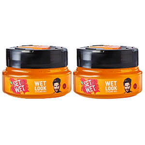Buy Set Wet Wet Look Hair Styling Gel For Men 250 Ml Pack Of 2