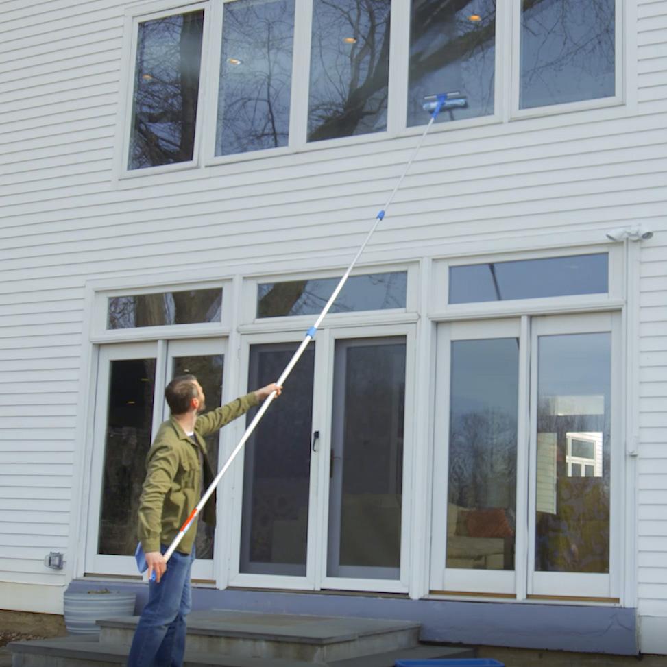 Unger Professional 2in1 Window Screen Cleaner with Brush