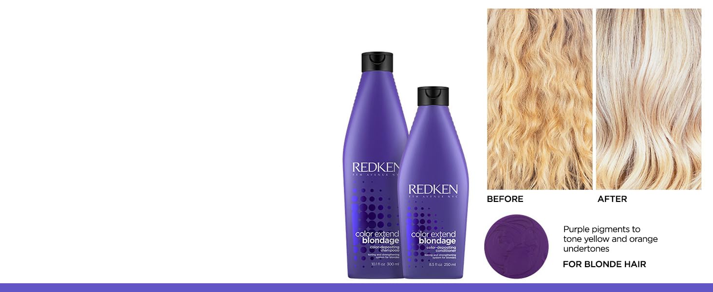 REDKEN Color Extend Blondage Purple Shampoo For Blonde Hair