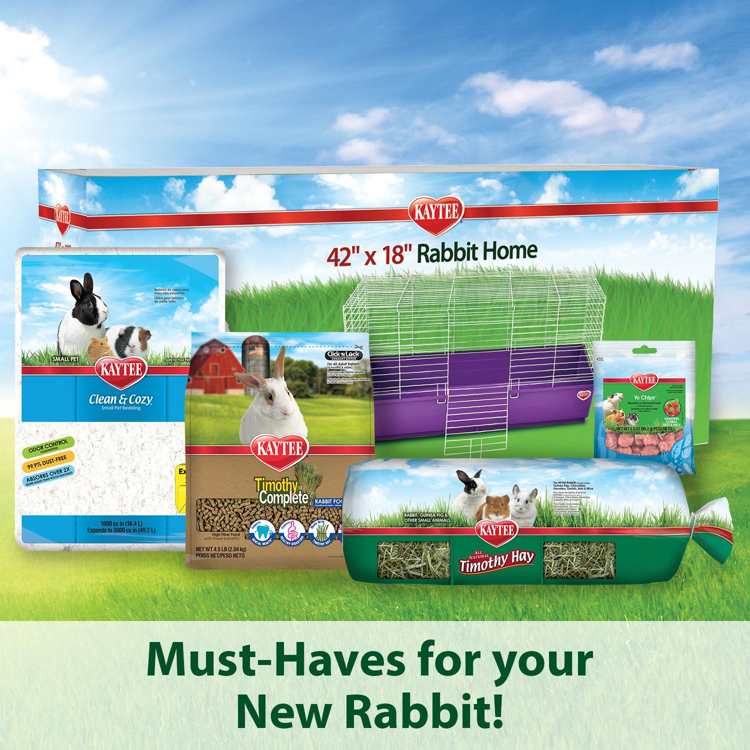 Kaytee Timothy Hay Complete Rabbit Food, 9.5lb bag Pet Food Pet Supplies