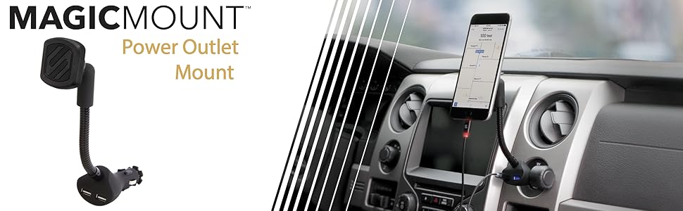 scosche magicmount magc242 power outlet mount