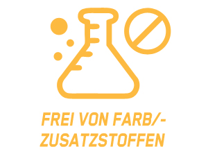 Frei von Farb und Zusatzstoffen