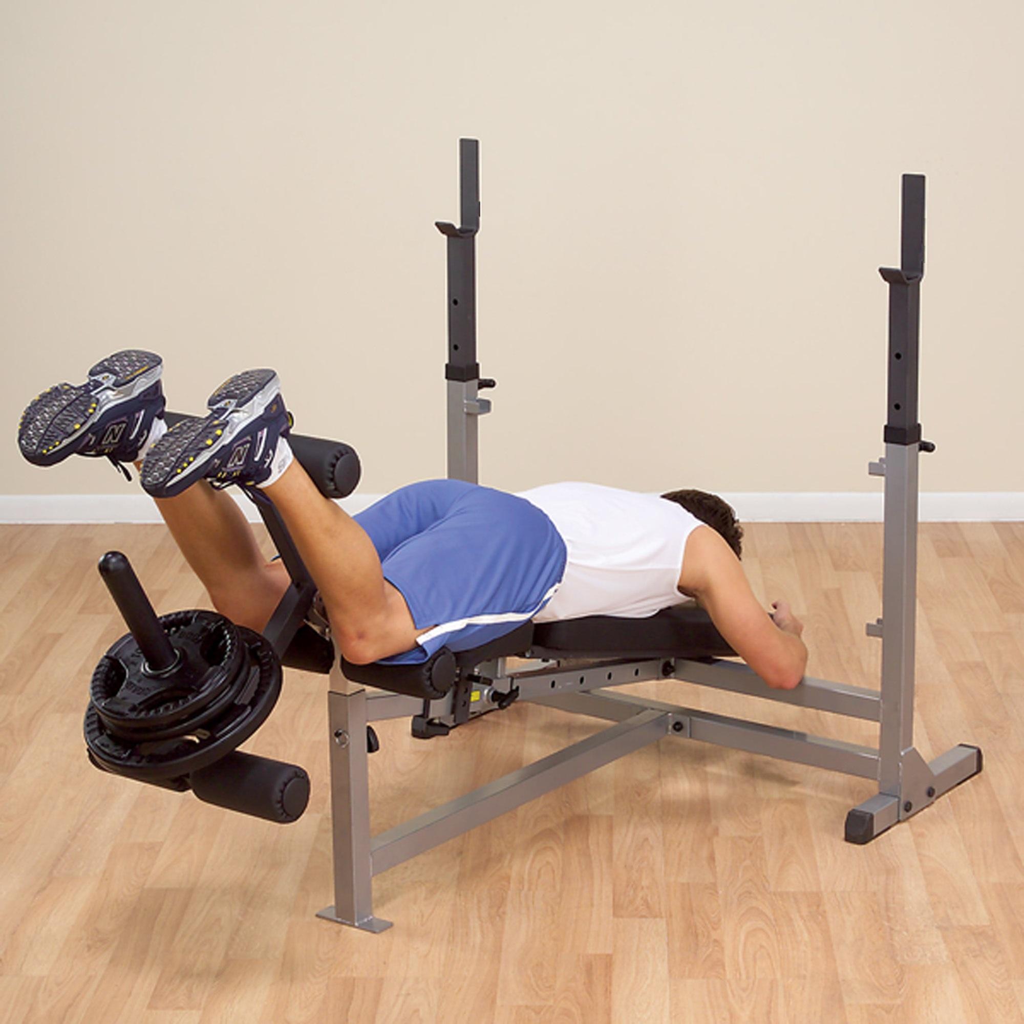 Body Solid GDIB46LP5 Combo Bench Package with Rubber Grip