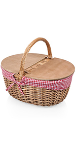 Amazon.com : PICNIC TIME - Country Vintage Picnic Basket