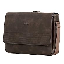 kenneth cole reaction messenger leather faux men women school work travel laptop computer bag tote
