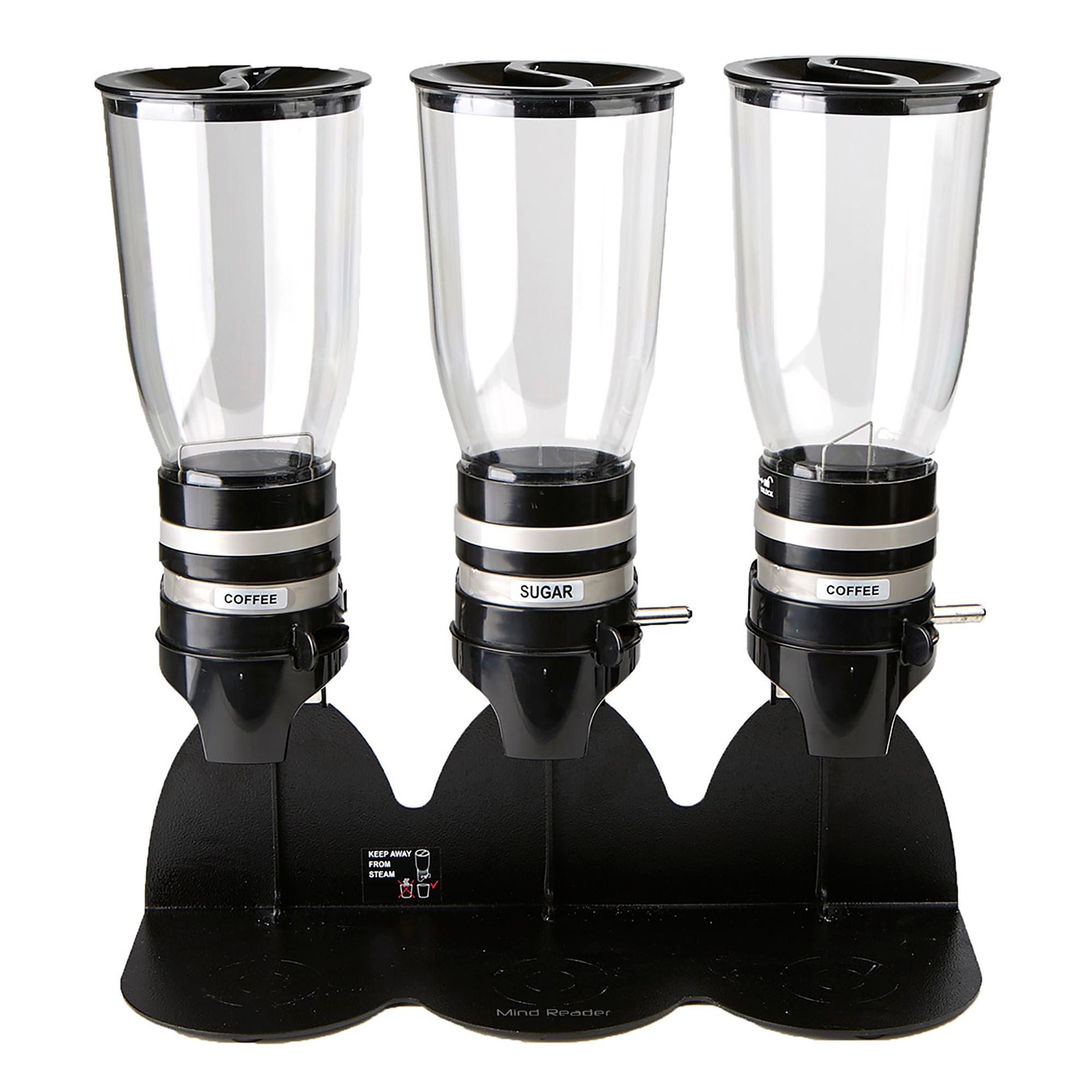 Mind Reader Metal Double Standing Coffee & Sugar Dispenser