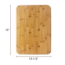 Totally Bamboo, Bamboo Cutting Board, Butcher Block, Carving Board, Cutting Boards for Kitchen, Wood