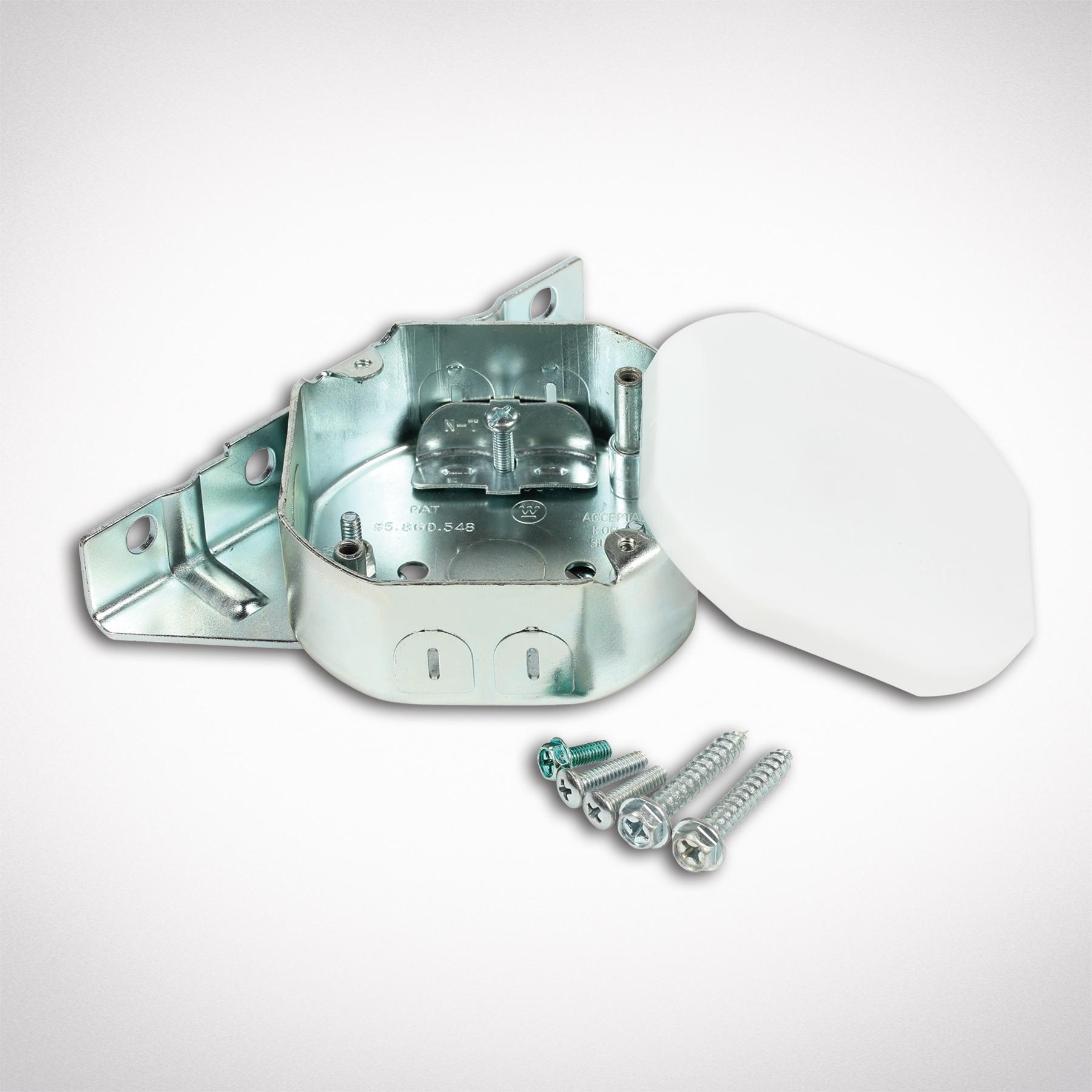 Westinghouse Lighting 0125000 Sidemount Plus Fan Box, 11/2 Inch Deep