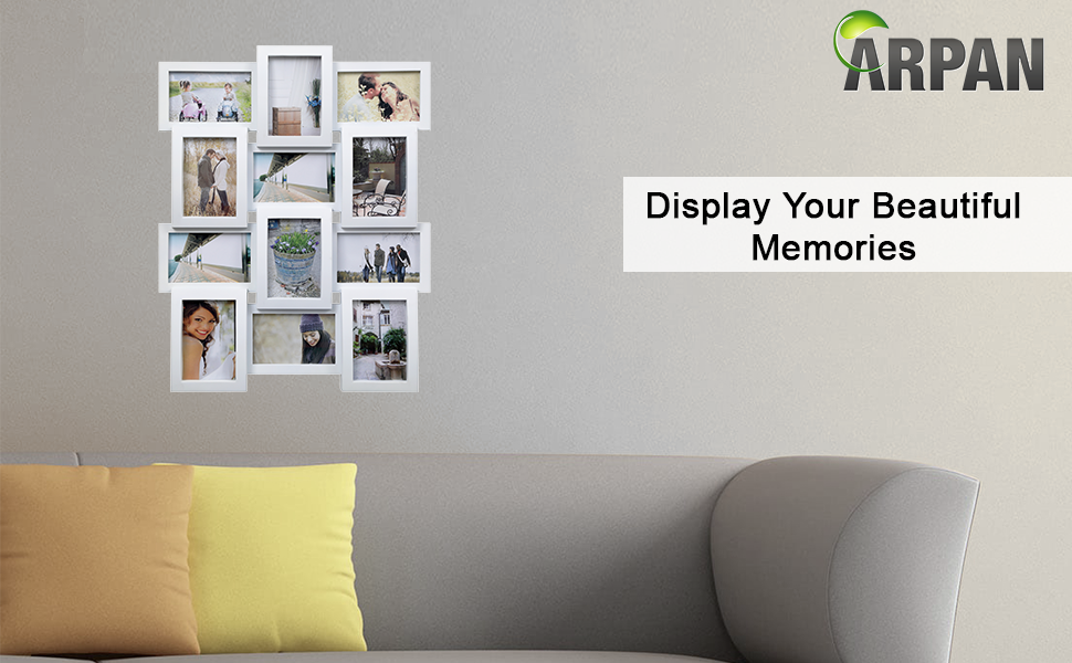 ARPAN 6x4 Glass Photo Frames Mirrored Front Picture Frame, 4 Pack, Tabletop Display pink vintage