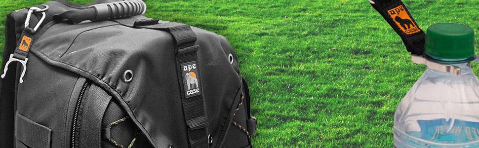 water bottle holder, hiking bag, carrying case for camera, DSLR bag, Camera insert backpack